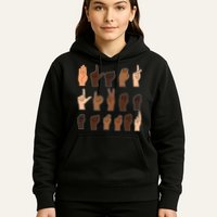 Black Lives Matter Sign Language Hoodie