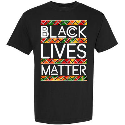 Black Lives Matter Traditional Colors Garment-Dyed Heavyweight T-Shirt