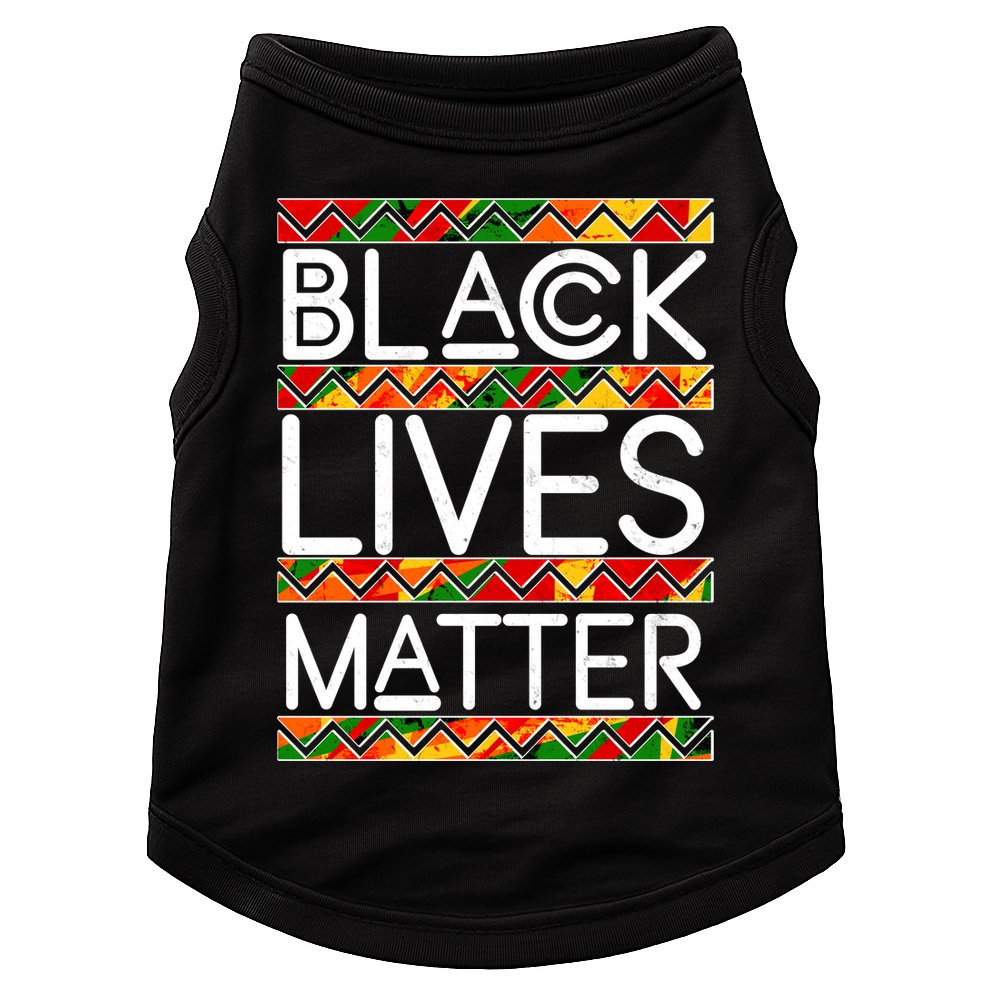 Black Lives Matter Traditional Colors Doggie Tank