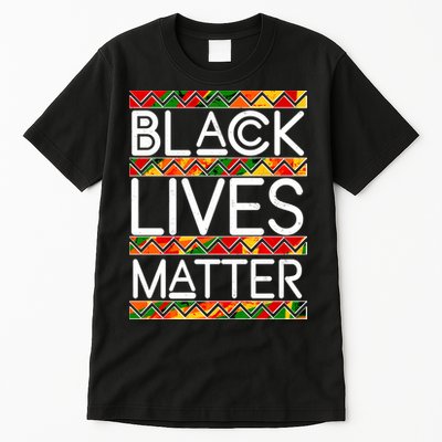 Black Lives Matter Traditional Colors Tall T-Shirt