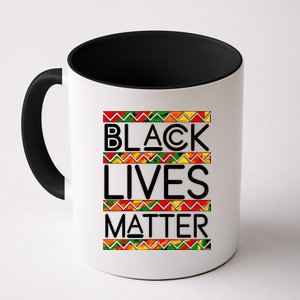 Black Lives Matter Traditional Colors Coffee Mug