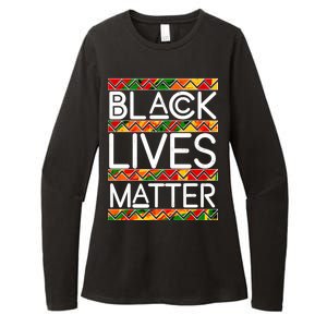 Black Lives Matter Traditional Colors Womens CVC Long Sleeve Shirt