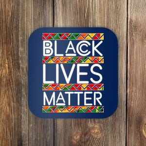 Black Lives Matter Traditional Colors Coaster