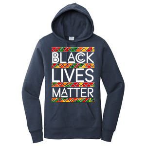 Black Lives Matter Traditional Colors Women's Pullover Hoodie