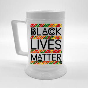 Black Lives Matter Traditional Colors Beer Stein