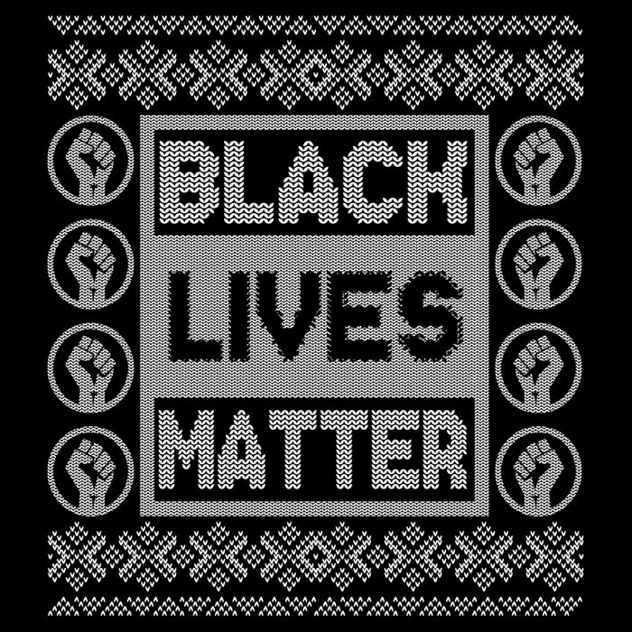 Black Lives Matter Ugly Christmas Sweater Bucket Hat