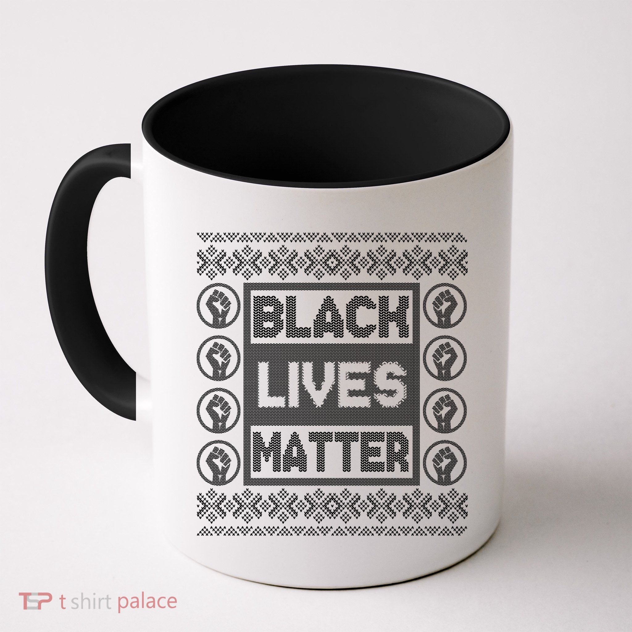 Black Lives Matter Ugly Christmas Sweater Mug
