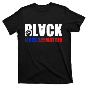 Black Lives Matter US Flag T-Shirt