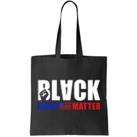 Black Lives Matter US Flag Tote Bag