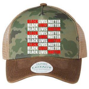 Black Lives Matter Word Mash-Up Design Legacy Tie Dye Trucker Hat