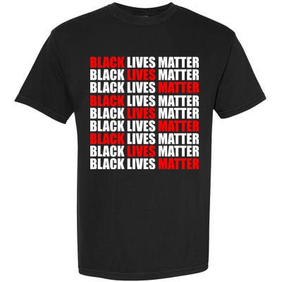 Black Lives Matter Word Mash-Up Design Garment-Dyed Heavyweight T-Shirt