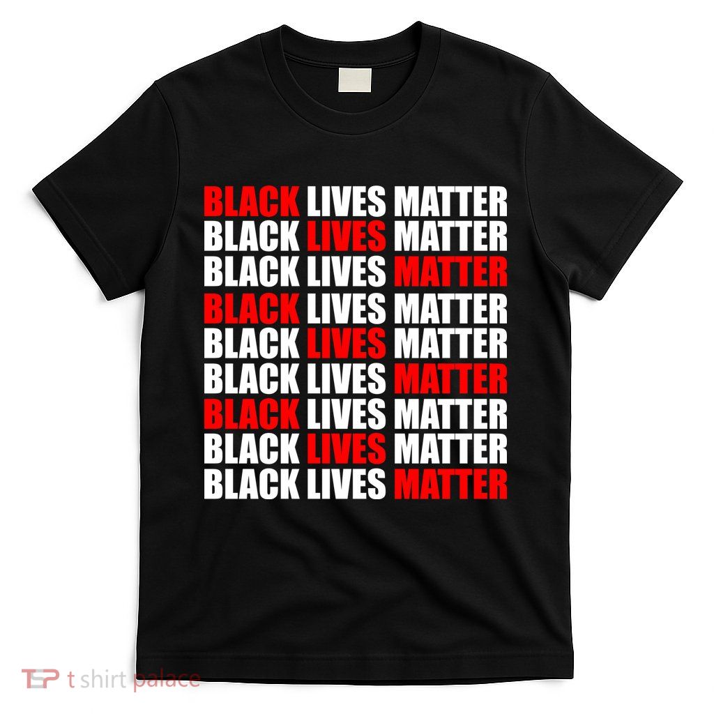 Black Lives Matter Word Mash-Up Design T-Shirt