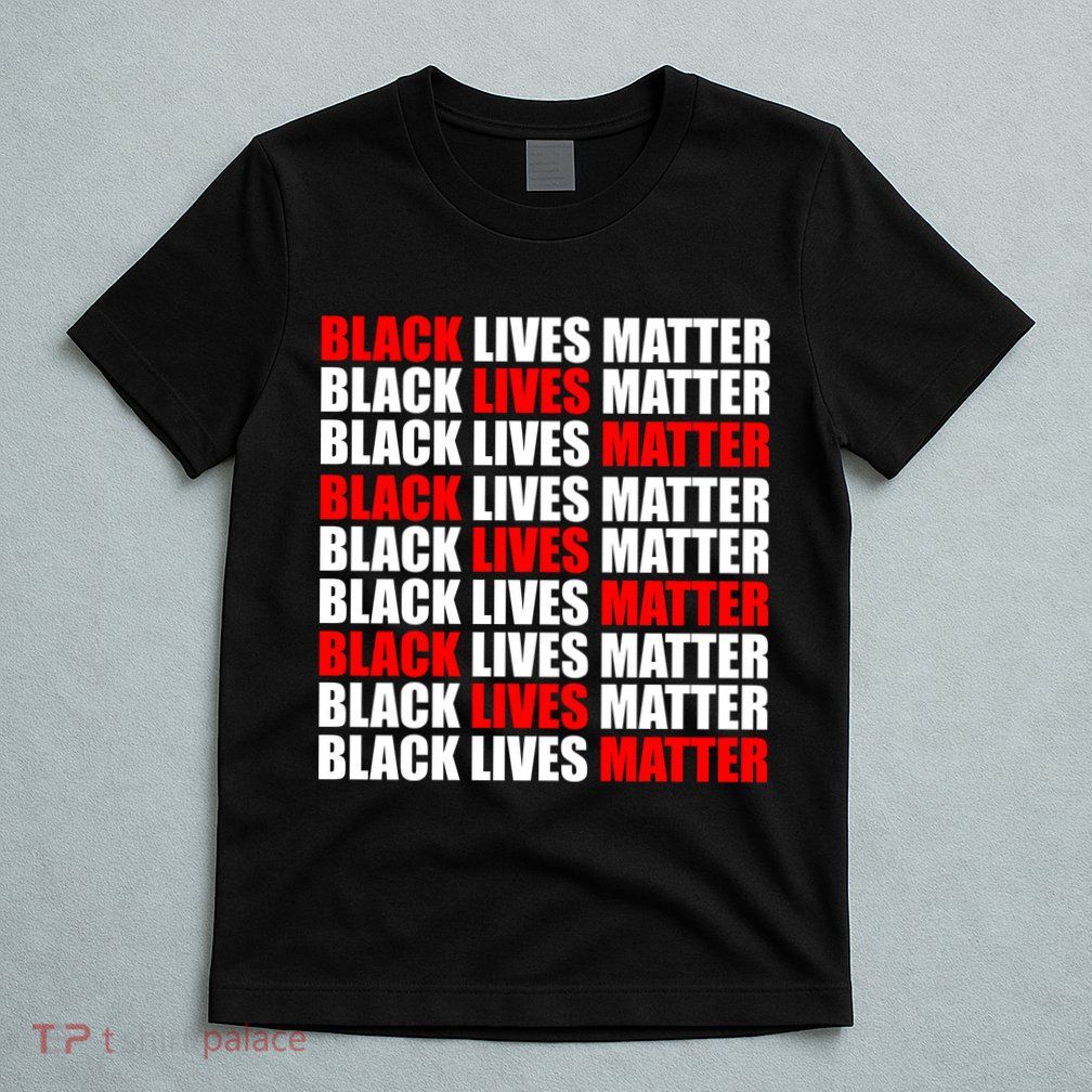 Black Lives Matter Word Mash-Up Design T-Shirt