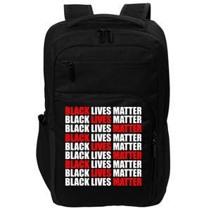 Black Lives Matter Word Mash-Up Design Impact Tech Backpack