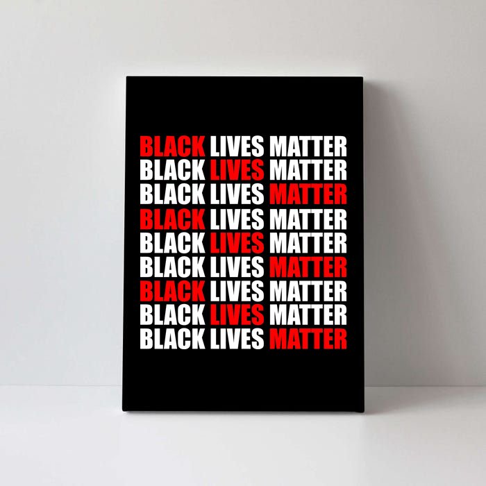 Black Lives Matter Word Mash-Up Design Canvas