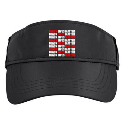 Black Lives Matter Word Mash-Up Design Adult Drive Performance Visor