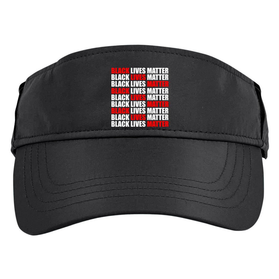 Black Lives Matter Word Mash-Up Design Adult Drive Performance Visor