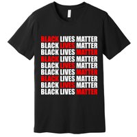 Black Lives Matter Word Mash-Up Design Premium T-Shirt