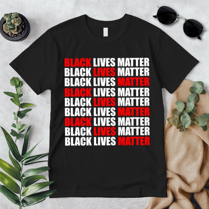 Black Lives Matter Word Mash-Up Design Premium T-Shirt