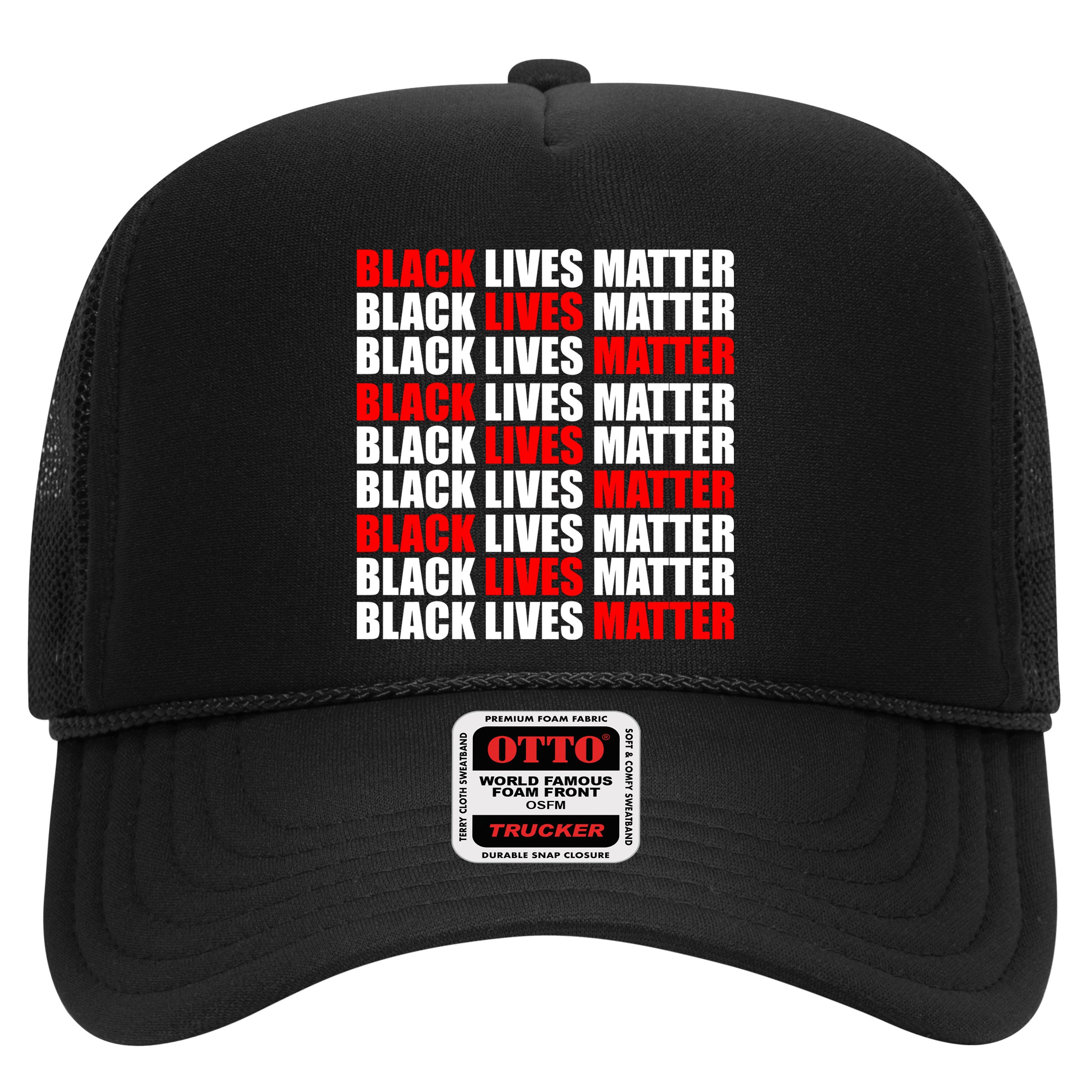 Black Lives Matter Word Mash-Up Design Hat