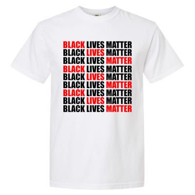 Black Lives Matter Word Mash-Up Design Garment-Dyed Heavyweight T-Shirt