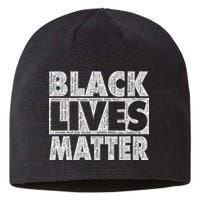 Black Lives Matters Victim Names Pattern Sustainable Beanie