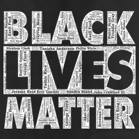 Black Lives Matters Victim Names Pattern Golf Towel