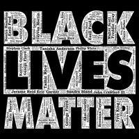 Black Lives Matters Victim Names Pattern Kids T-Shirt