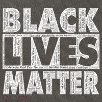 Black Lives Matters Victim Names Pattern Cotton Canvas Backpack
