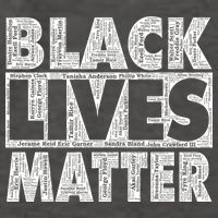 Black Lives Matters Victim Names Pattern Vector Backpack