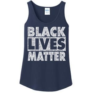 Black Lives Matters Victim Names Pattern Ladies Essential Tank