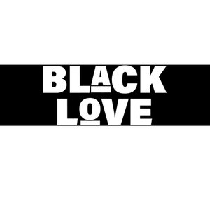 Black Love Bumper Sticker