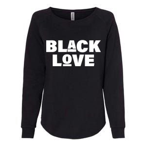 Black Love Womens California Wash Sweatshirt