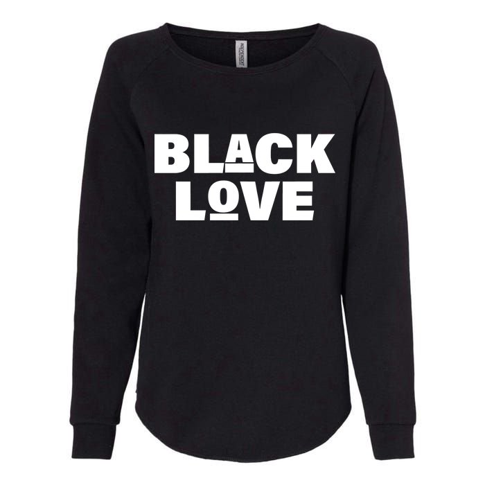 Black Love Womens California Wash Sweatshirt