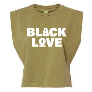 Black Love Garment-Dyed Women's Muscle Tee