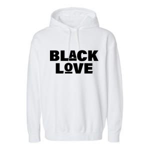 Black Love Garment-Dyed Fleece Hoodie