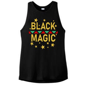 Black Magic Black Excellence Ladies PosiCharge Tri-Blend Wicking Tank