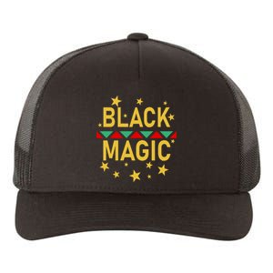 Black Magic Black Excellence Yupoong Adult 5-Panel Trucker Hat