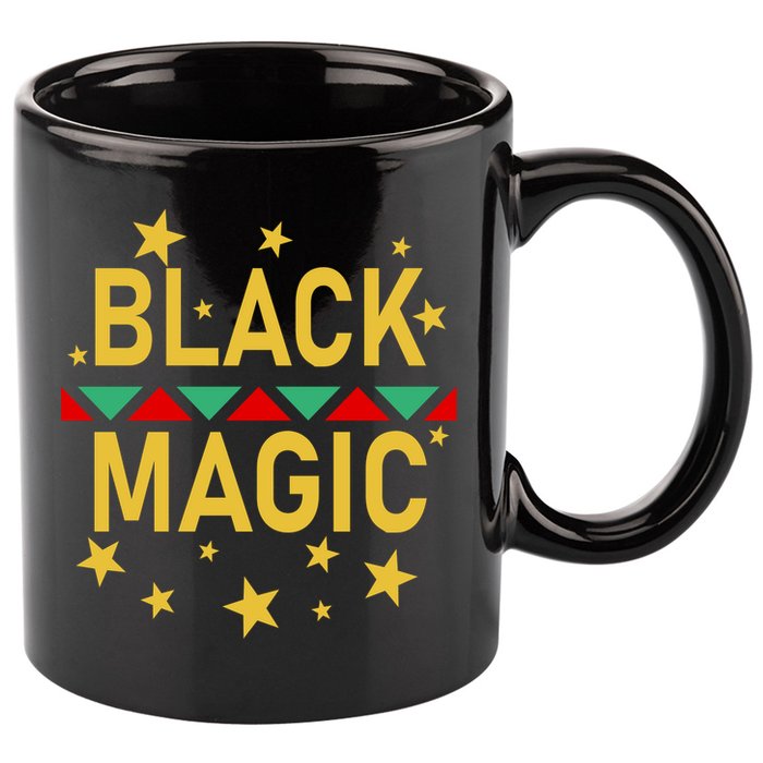 Black Magic Black Excellence 11oz C Handle Ceramic Mug