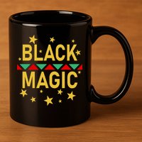Black Magic Black Excellence 11oz C Handle Ceramic Mug