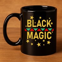 Black Magic Black Excellence 11oz C Handle Ceramic Mug