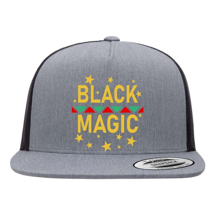 Black Magic Black Excellence Flat Bill Trucker Hat