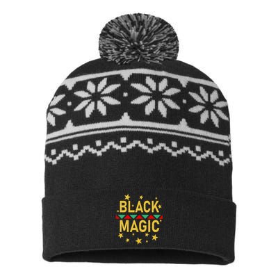 Black Magic Black Excellence USA-Made Snowflake Beanie