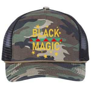 Black Magic Black Excellence Retro Rope Trucker Hat Cap