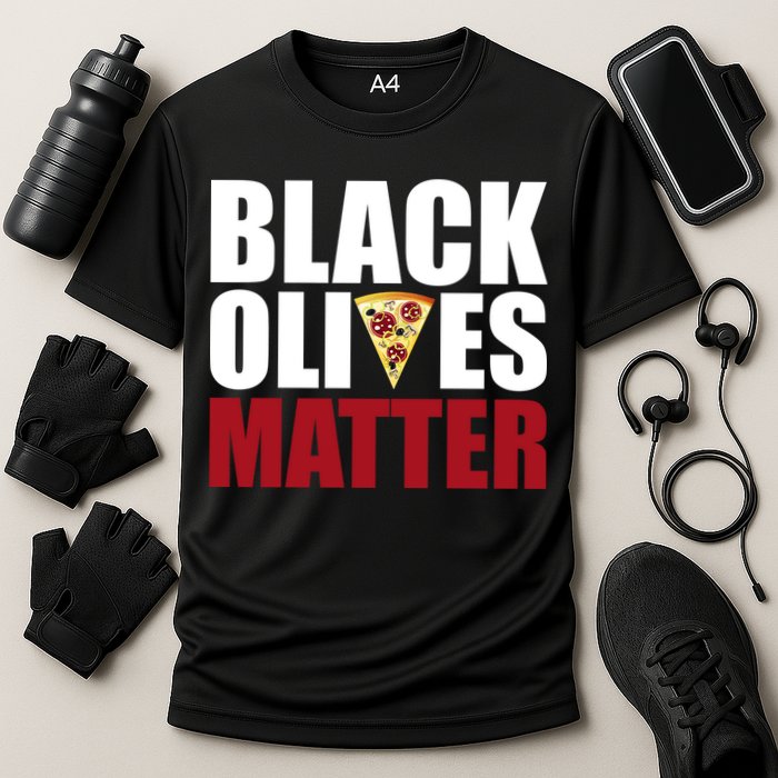 Black Olives Matter Cooling Performance Crew T-Shirt