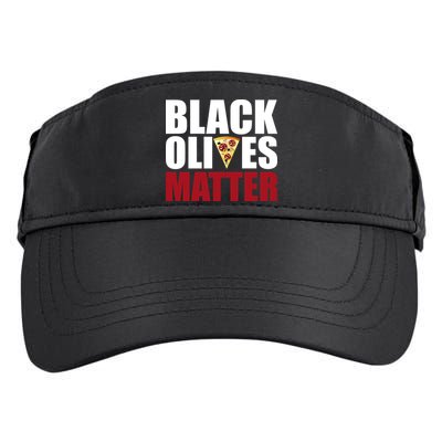 Black Olives Matter Adult Drive Performance Visor