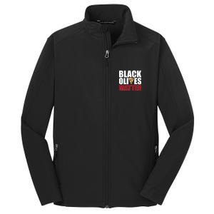 Black Olives Matter Core Soft Shell Jacket