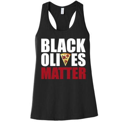 Black Olives Matter Women's Racerback Tank