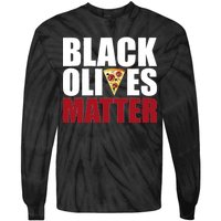 Black Olives Matter Tie-Dye Long Sleeve Shirt