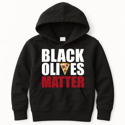 Black Olives Matter Kids Hoodie